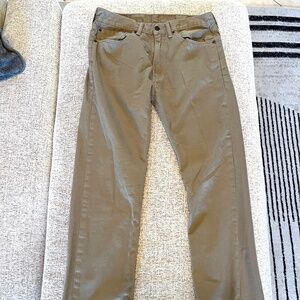 Men's Levis 505 Regular Jeans Straight - Tan / light brown - 34 / 30
